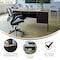 Flash Furniture 30 in D X White Oak, 60 in W X GC-M-BLK-179-WHTOAK-GG - alternate 6
